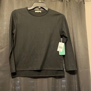 Kids black long sleeve shirt